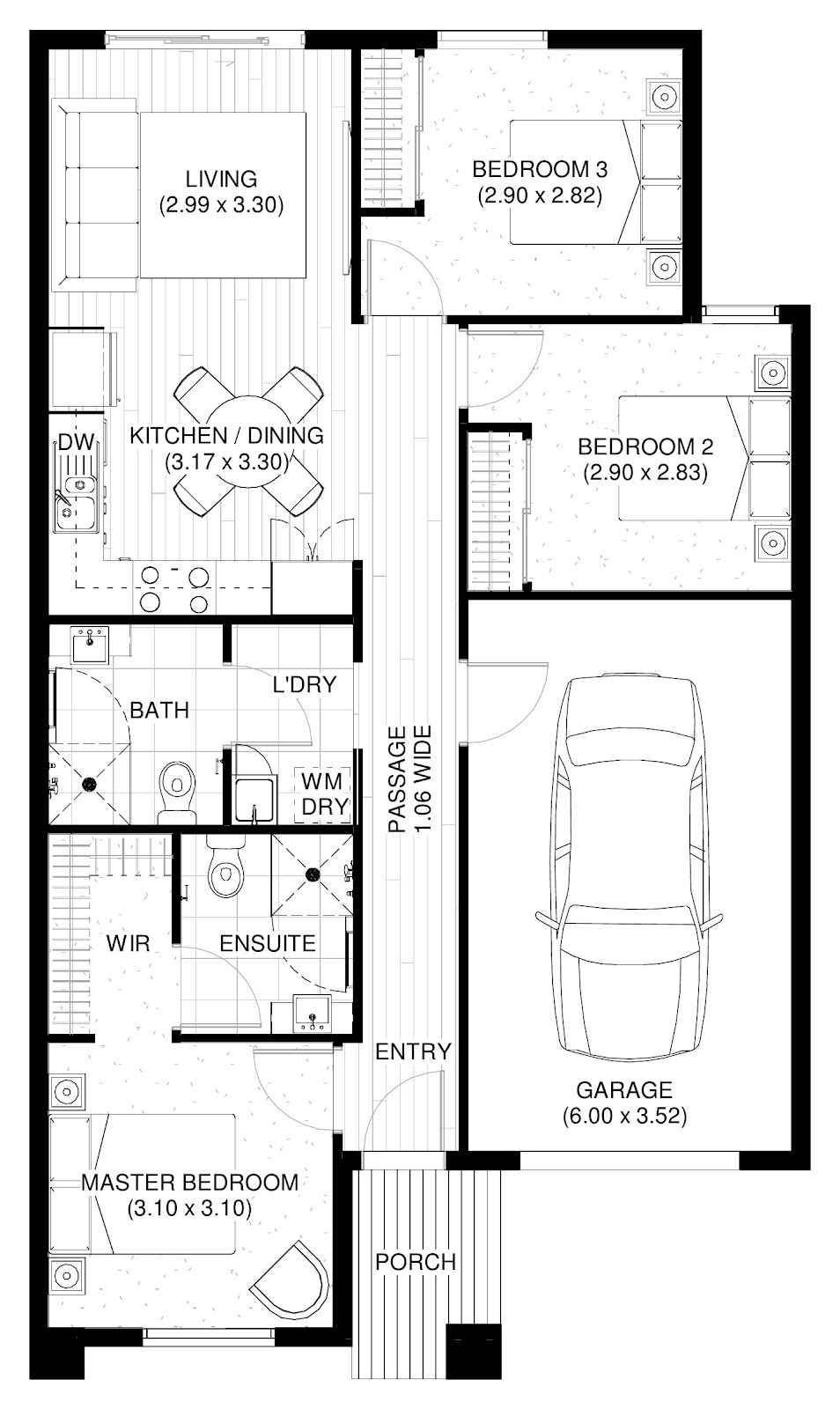 House and Land Investment Property in Epping, VIC | Aus Investment Properties - Floor Plan 1