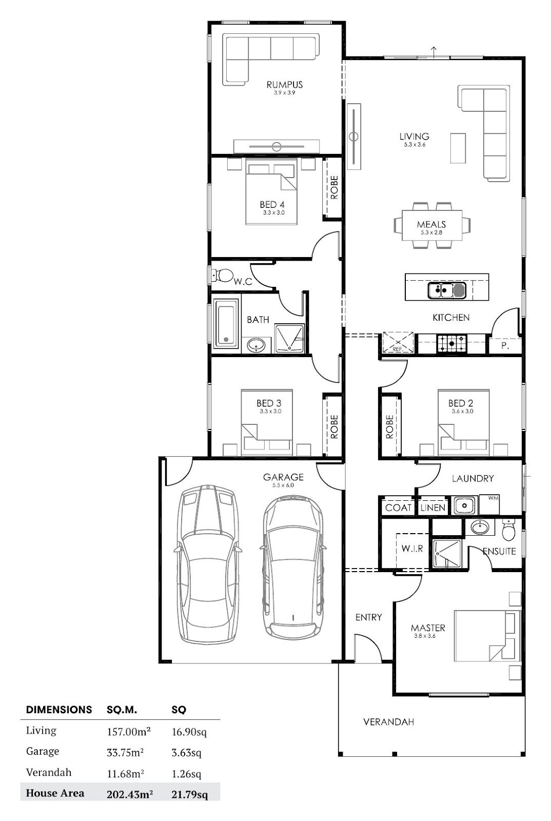 House and Land Investment Property in Eynesbury, VIC | Aus Investment Properties - Floor Plan 1