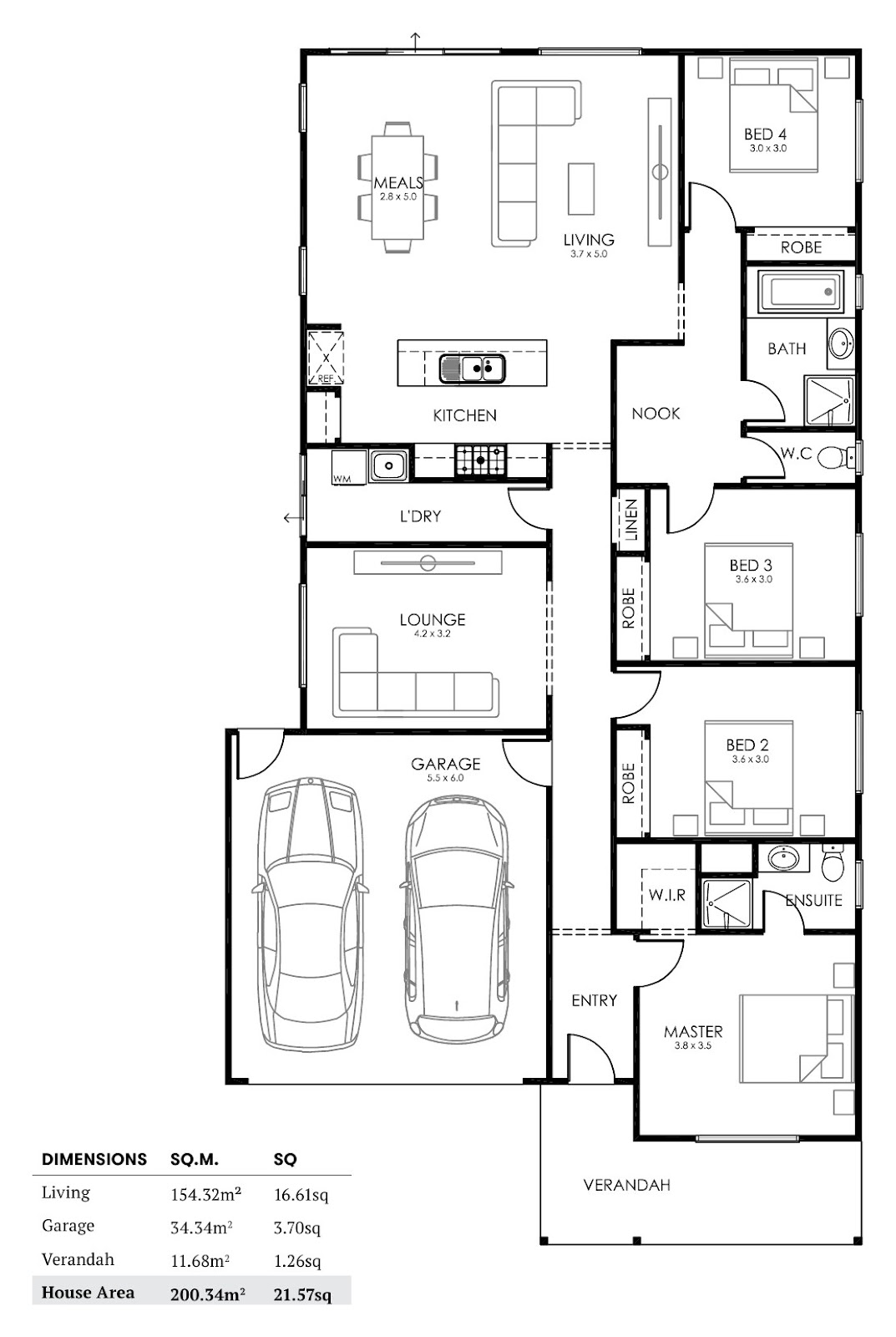 House and Land Investment Property in Eynesbury, VIC | Aus Investment Properties - Floor Plan 1