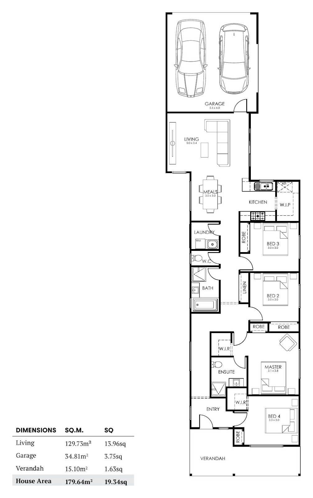 House and Land Investment Property in Eynesbury, VIC | Aus Investment Properties - Floor Plan 1