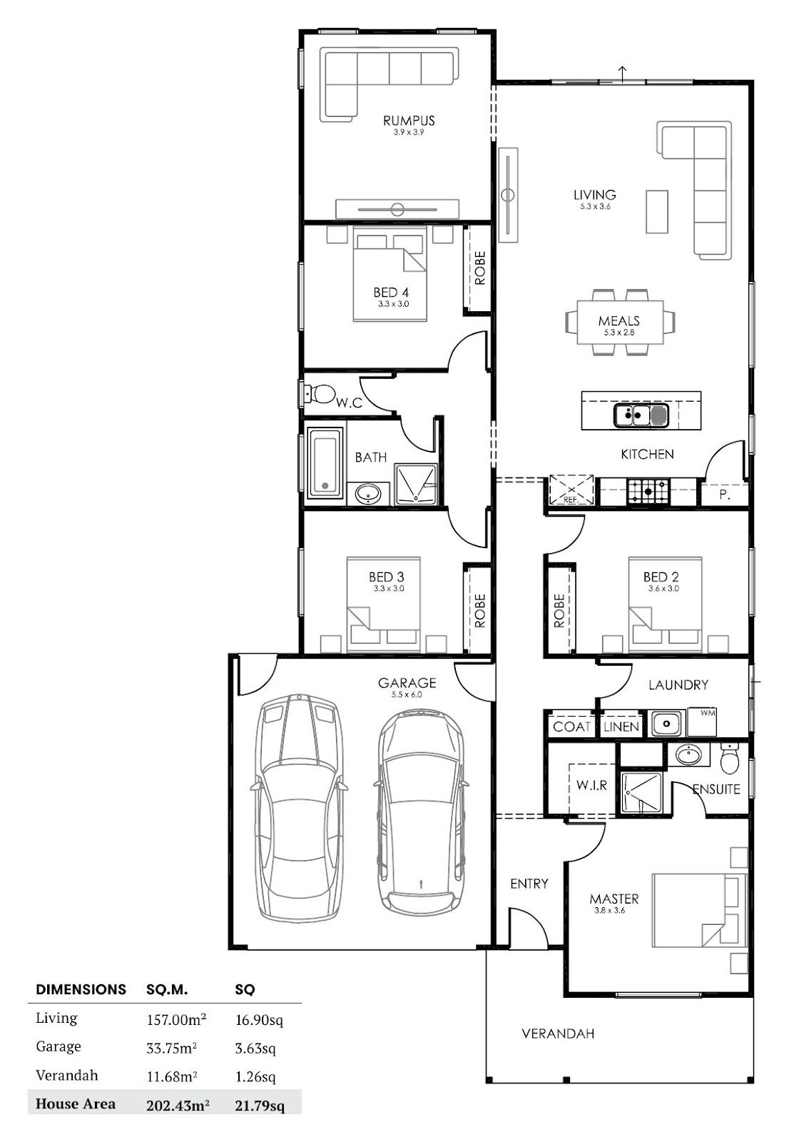 House and Land Investment Property in Eynesbury, VIC | Aus Investment Properties - Floor Plan 1