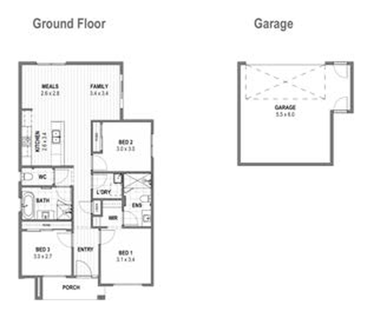 House and Land Investment Property in Wollert, VIC | Aus Investment Properties - Floor Plan 1