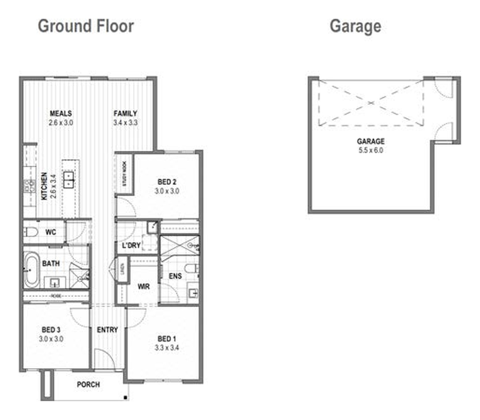 House and Land Investment Property in Wollert, VIC | Aus Investment Properties - Floor Plan 1