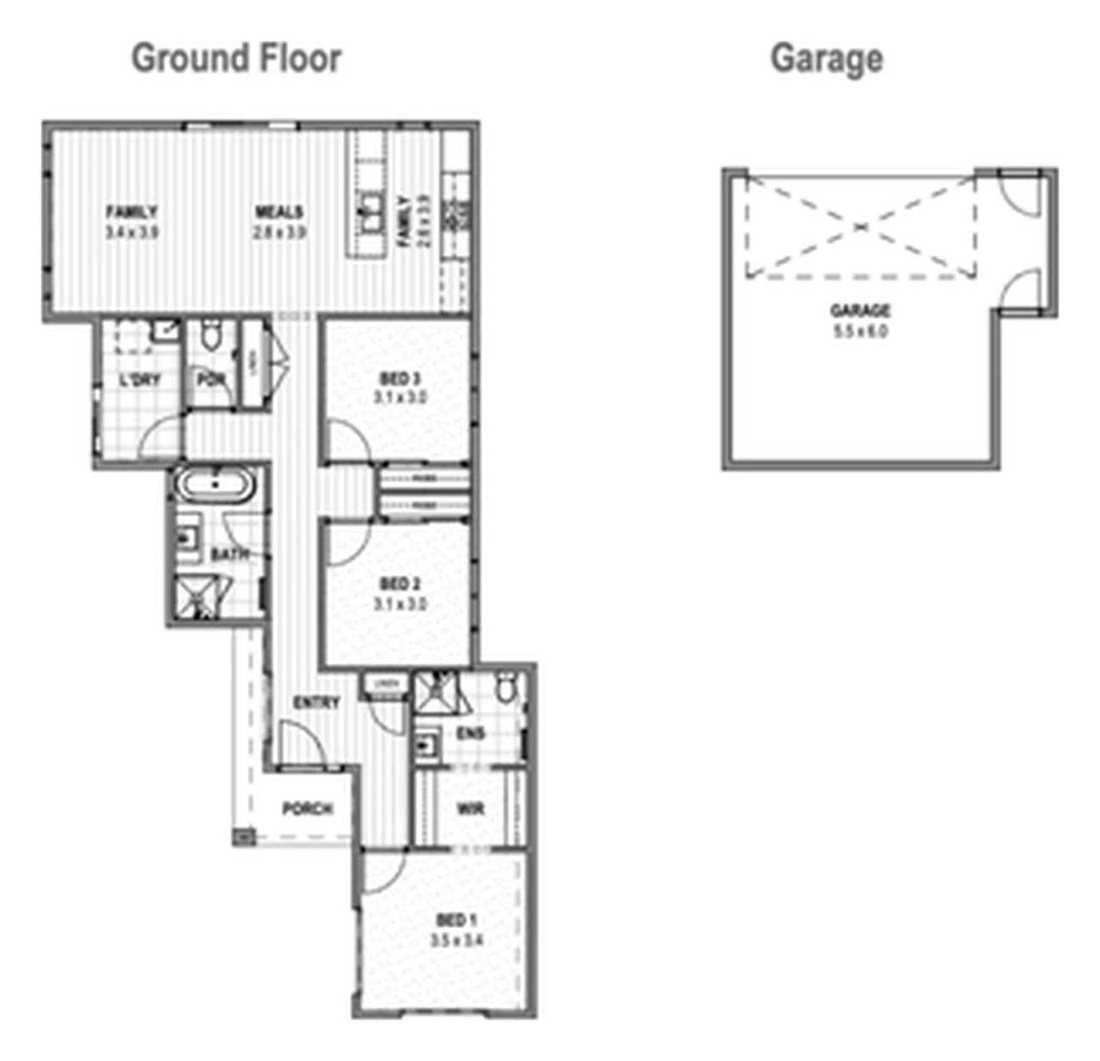 House and Land Investment Property in Wollert, VIC | Aus Investment Properties - Floor Plan 1