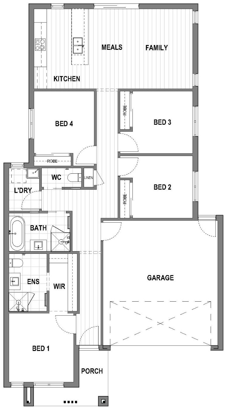 House and Land Investment Property in Clyde North, VIC | Aus Investment Properties - Floor Plan 1