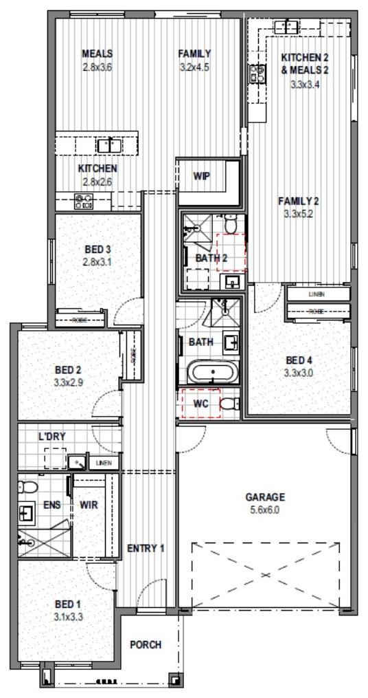 House and Land Investment Property in Wollert, VIC (4.05% Yield) | Aus Investment Properties - Floor Plan 1