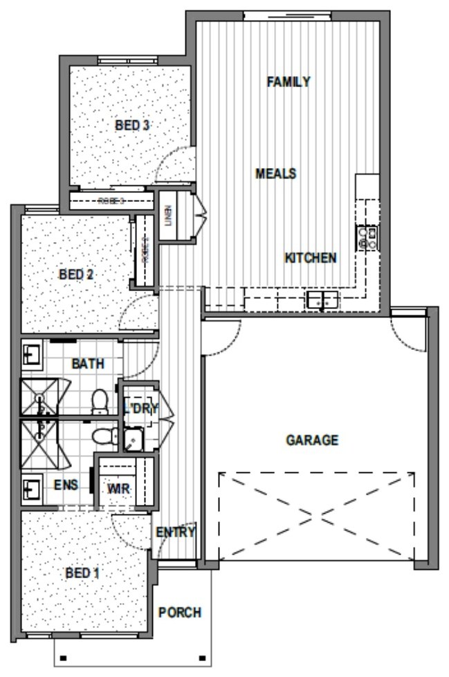 House and Land Investment Property in Wyndham Vale, VIC | Aus Investment Properties - Floor Plan 1