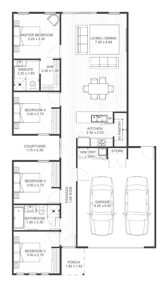 House and Land Investment Property in Westbury, TAS | Aus Investment Properties - Floor Plan 1