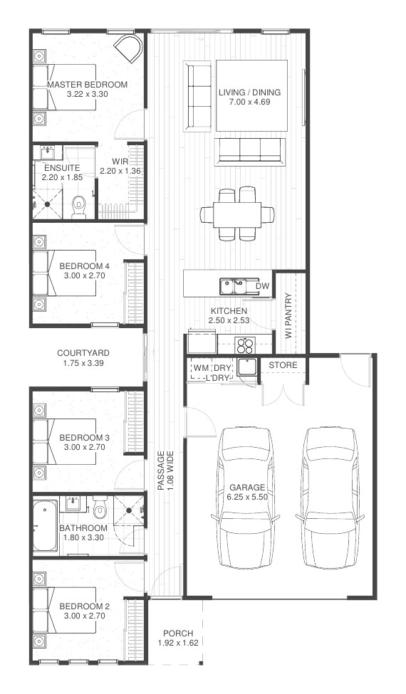 House and Land Investment Property in Gagebrook, TAS | Aus Investment Properties - Floor Plan 1