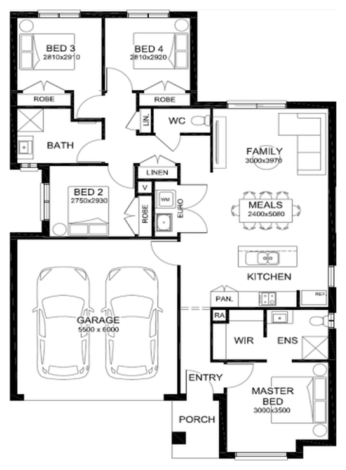 House and Land Investment Property in Bulla, VIC | Aus Investment Properties - Floor Plan 1