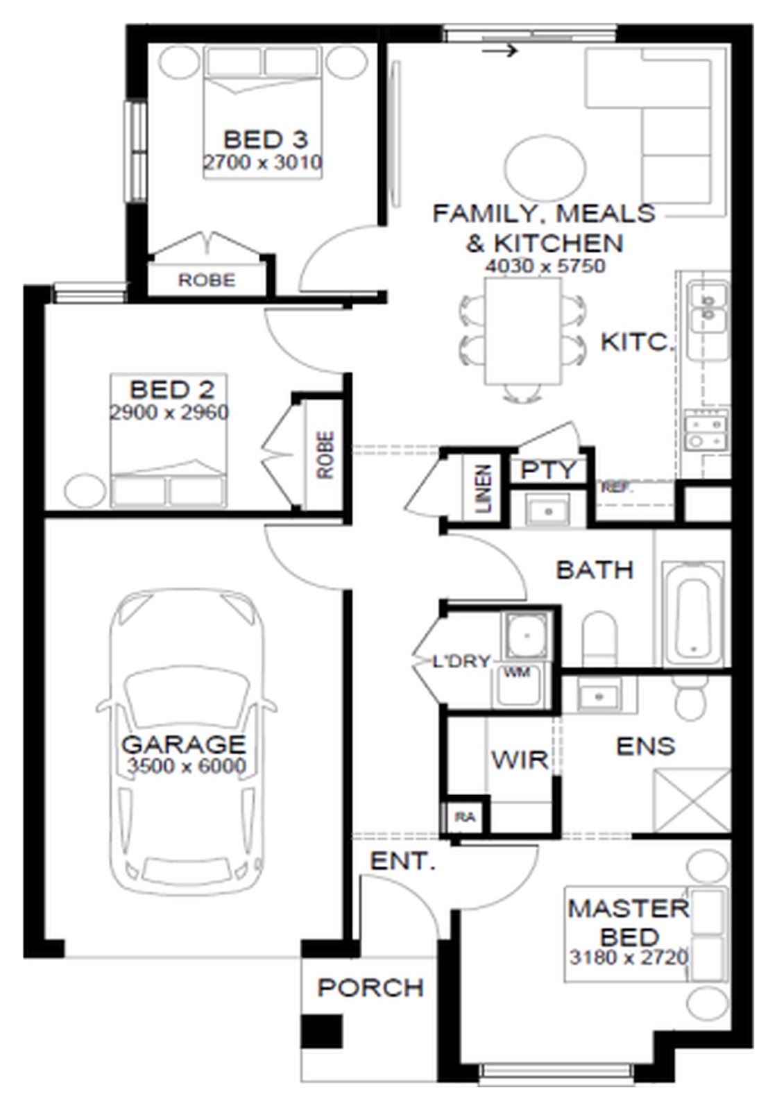 House and Land Investment Property in Exford, VIC | Aus Investment Properties - Floor Plan 1