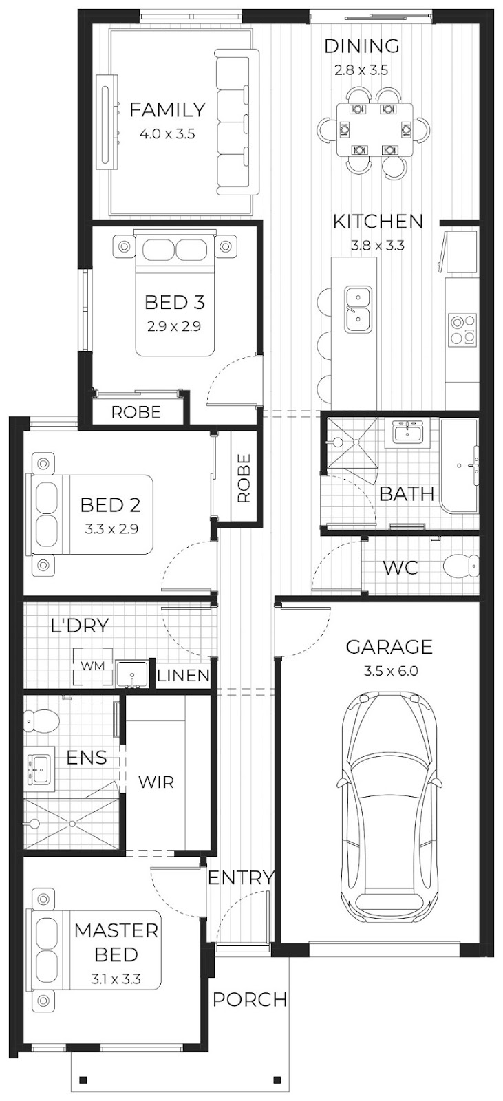 House and Land Investment Property in Rockbank, VIC | Aus Investment Properties - Floor Plan 1