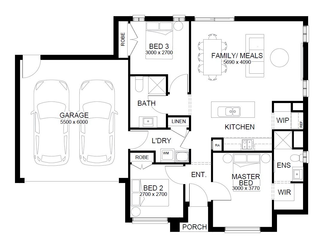 House and Land Investment Property in Kilmore, VIC | Aus Investment Properties - Floor Plan 1
