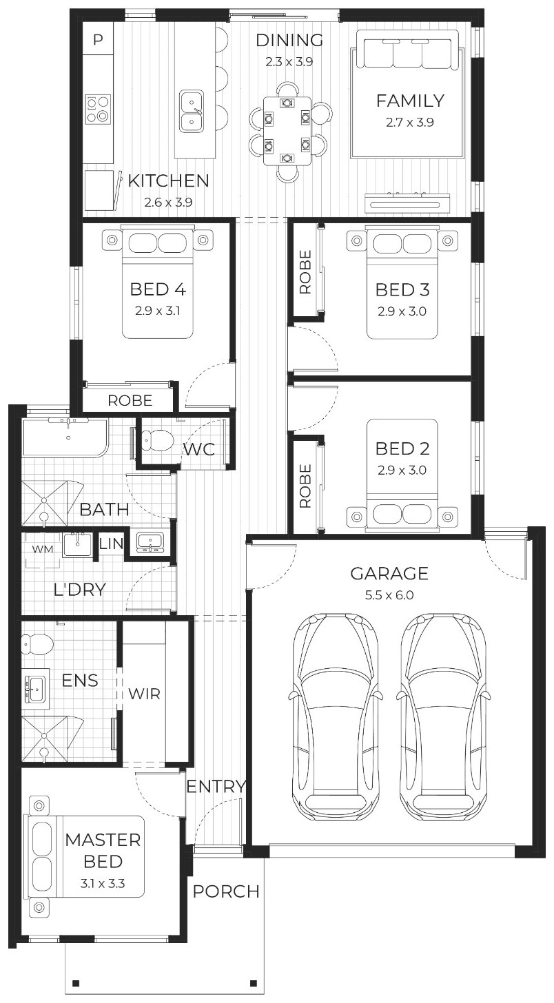 House and Land Investment Property in Clyde North, VIC | Aus Investment Properties - Floor Plan 1