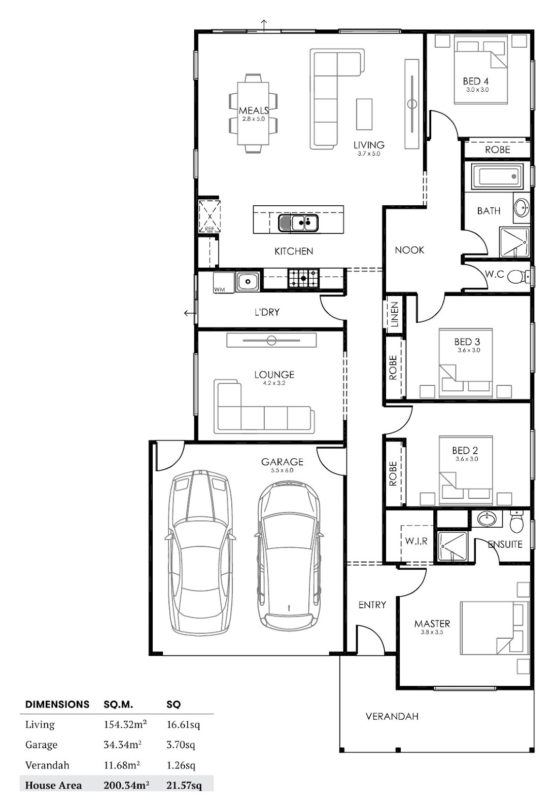 House and Land Investment Property in Eynesbury, VIC | Aus Investment Properties - Floor Plan 1