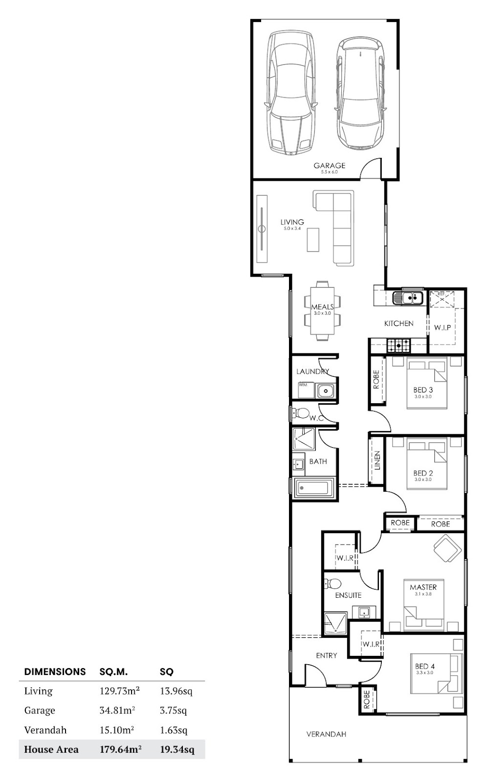 House and Land Investment Property in Eynesbury, VIC | Aus Investment Properties - Floor Plan 1