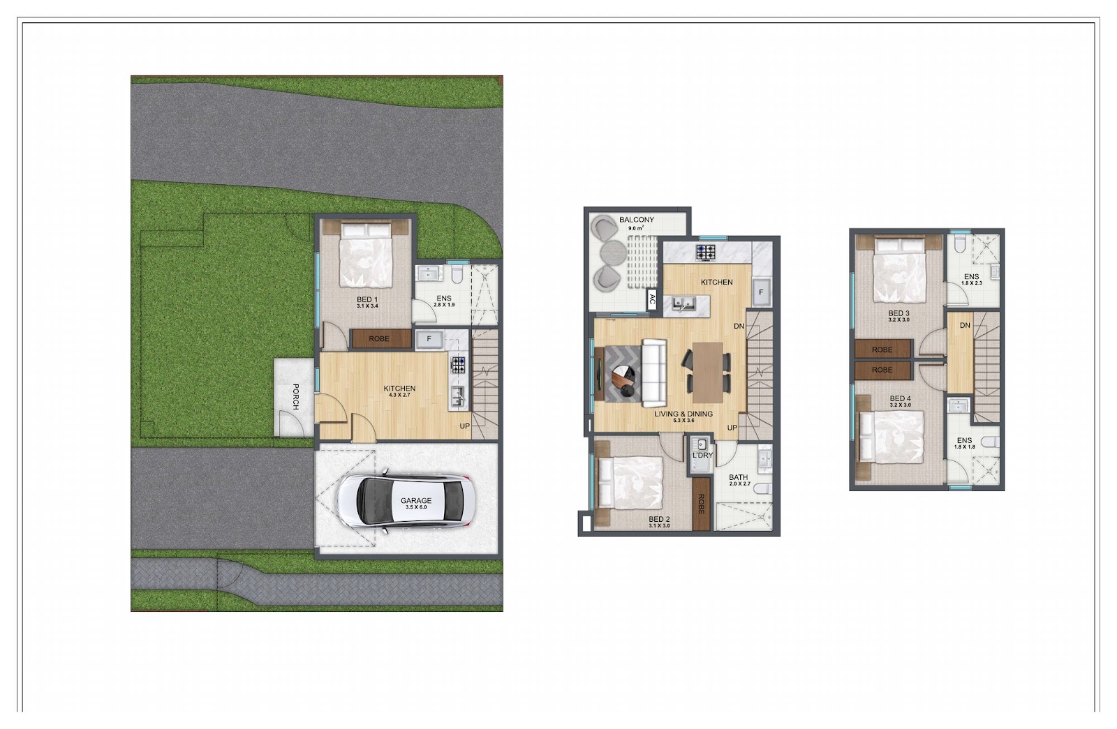 Townhouse Investment Property in Scoresby, VIC (4.97% Yield) | Aus Investment Properties - Floor Plan 1