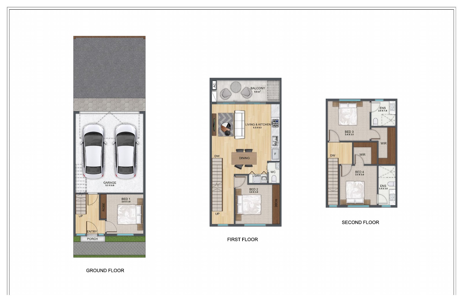 Townhouse Investment Property in Scoresby, VIC (4.76% Yield) | Aus Investment Properties - Floor Plan 1