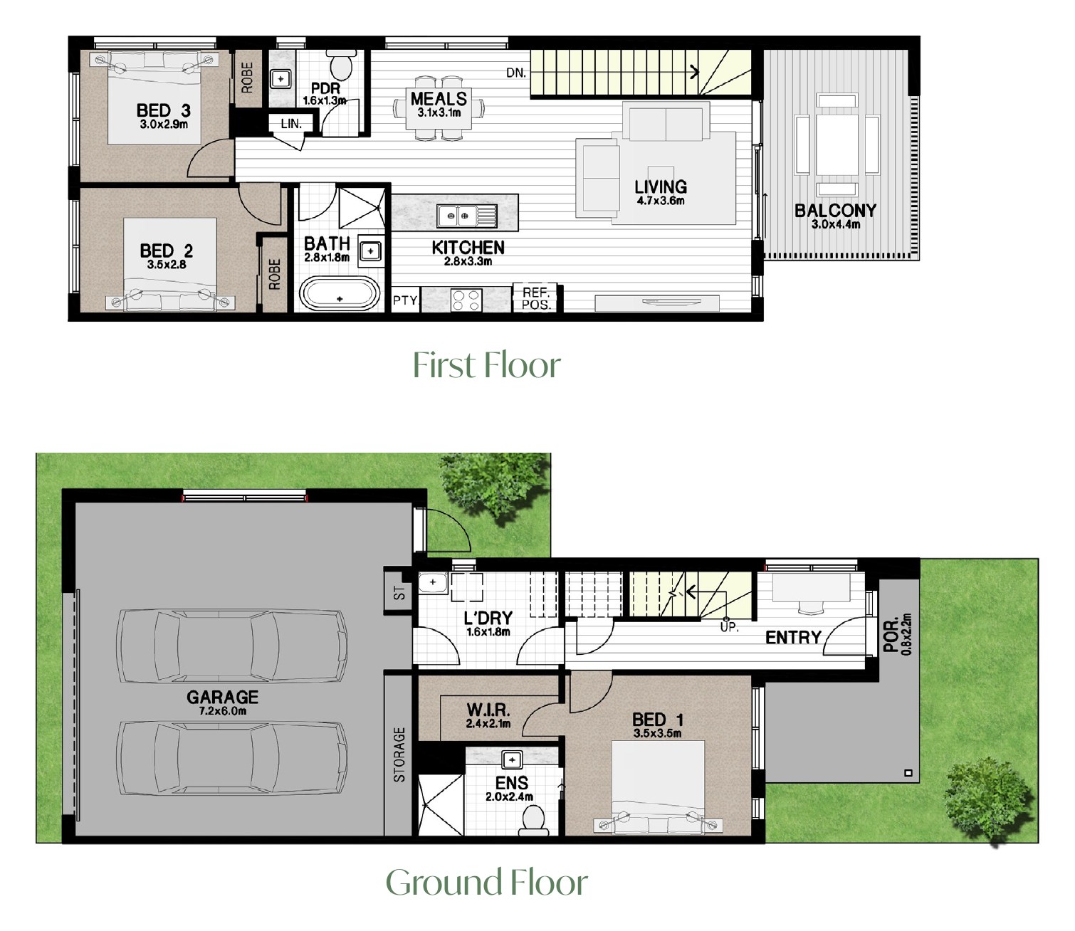Townhouse Investment Property in Broadmeadows, VIC | Aus Investment Properties - Floor Plan 1