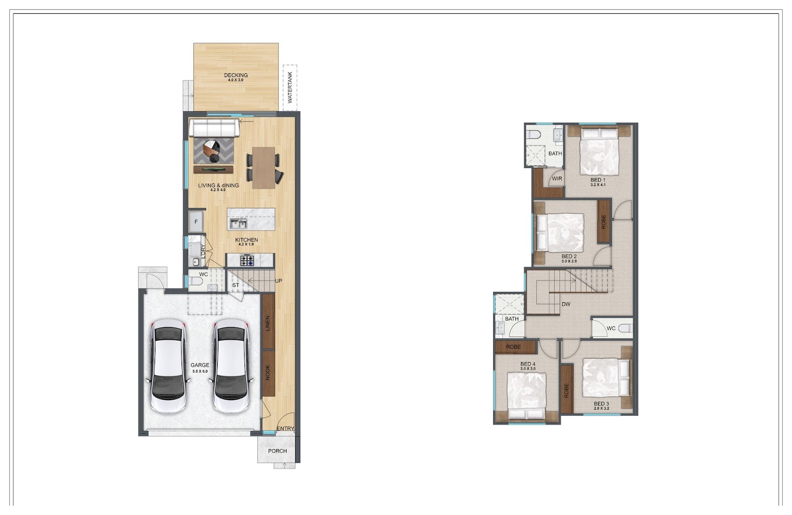 Townhouse Investment Property in Kilsyth, VIC | Aus Investment Properties - Floor Plan 1