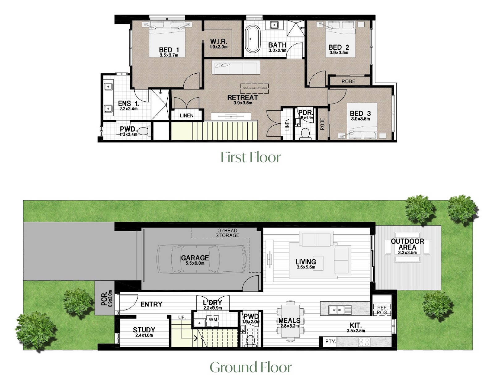 Townhouse Investment Property in Broadmeadows, VIC | Aus Investment Properties - Floor Plan 1