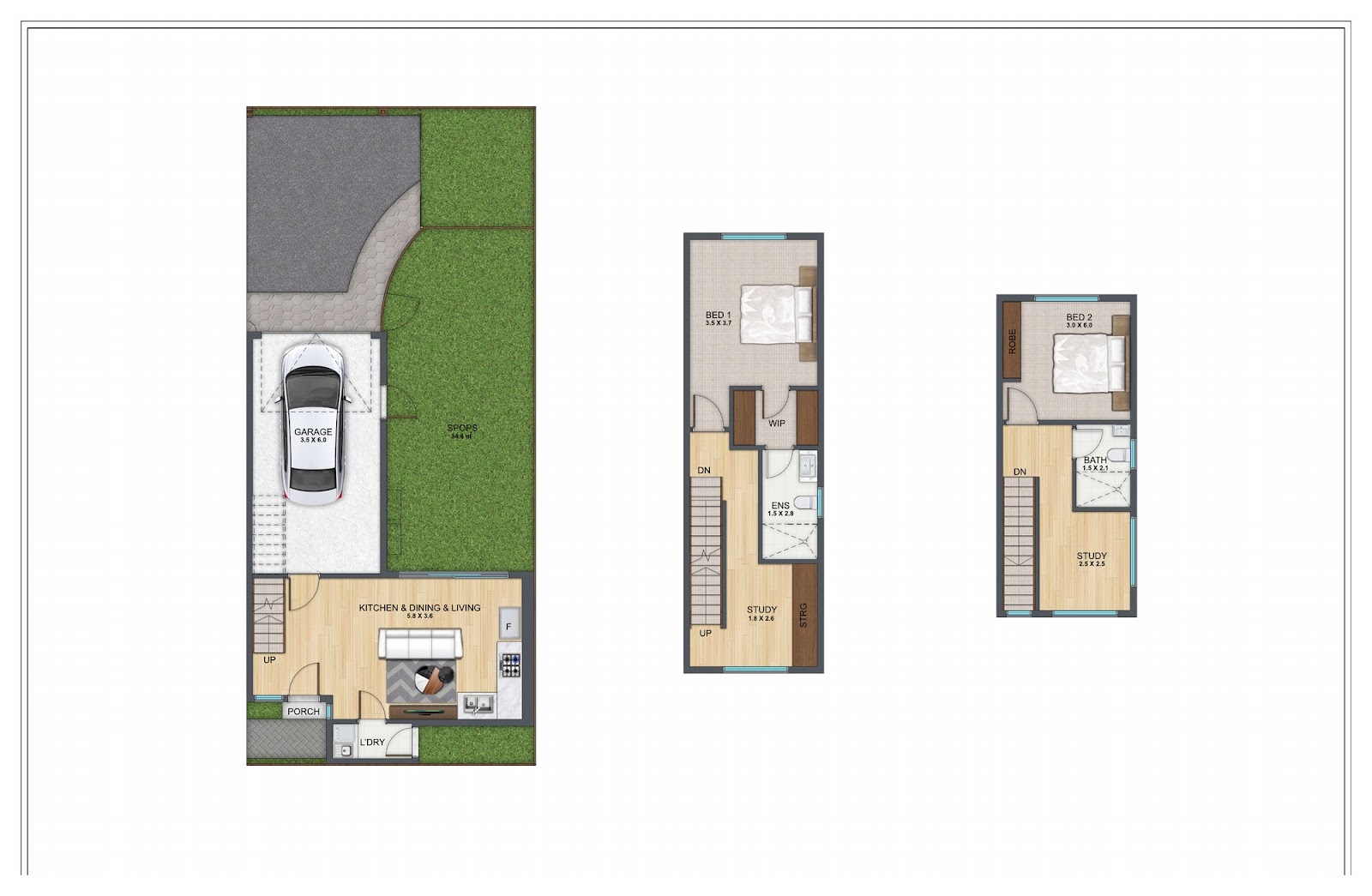 Townhouse Investment Property in Scoresby, VIC | Aus Investment Properties - Floor Plan 1