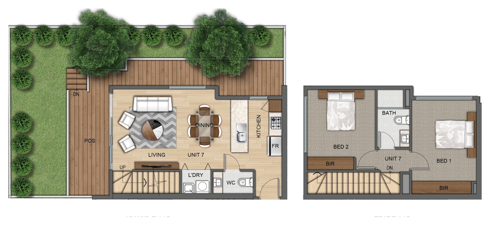 Townhouse Investment Property in McKinnon, VIC | Aus Investment Properties - Floor Plan 1