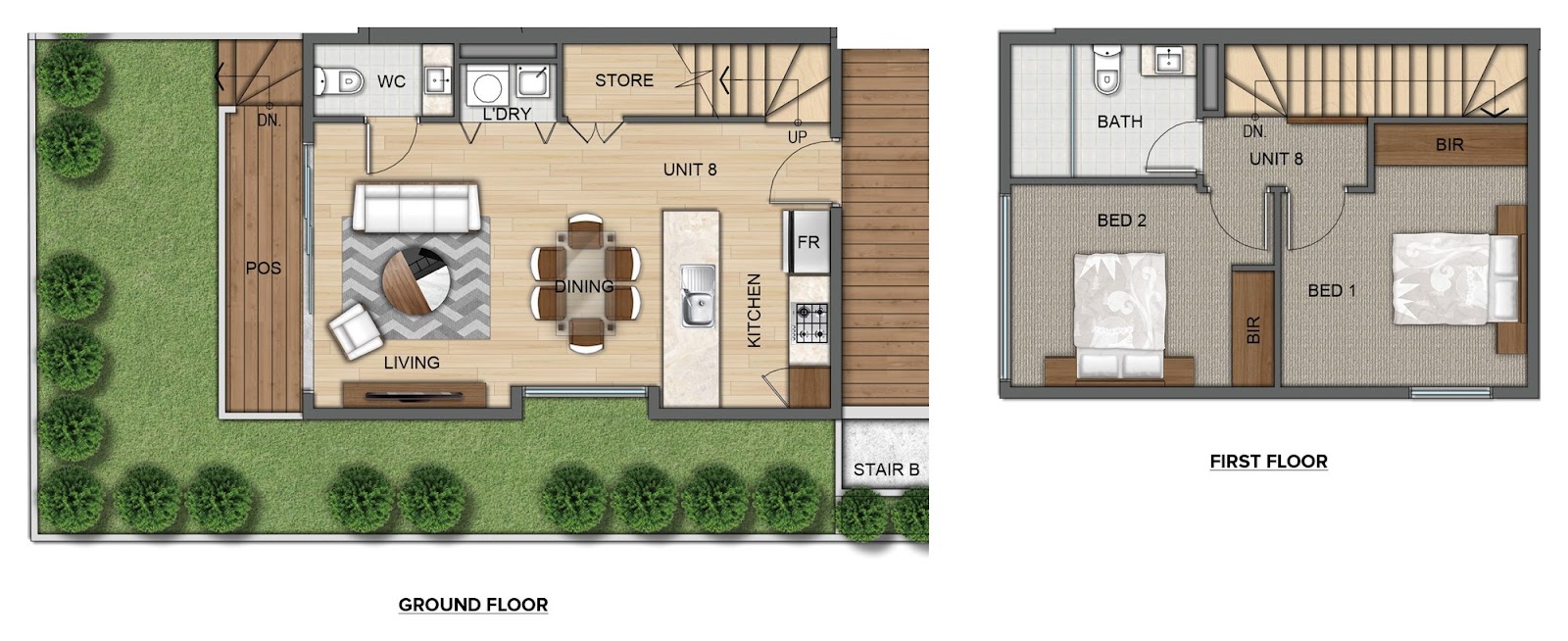 Townhouse Investment Property in McKinnon, VIC | Aus Investment Properties - Floor Plan 1