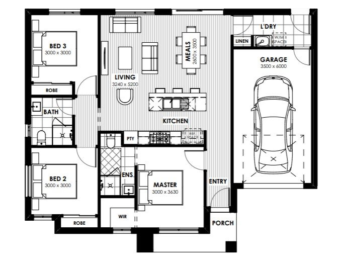 House and Land Investment Property in Strathtulloh, VIC (3.41% Yield) | Aus Investment Properties - Floor Plan 1
