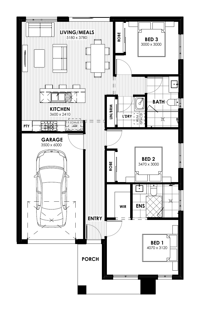House and Land Investment Property in Truganina, VIC (4.41% Yield) | Aus Investment Properties - Floor Plan 1