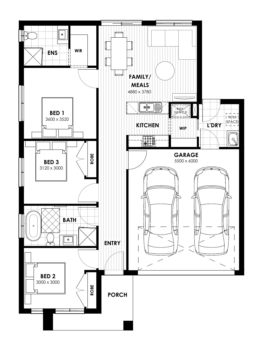 House and Land Investment Property in Werribee, VIC (3.83% Yield) | Aus Investment Properties - Floor Plan 1