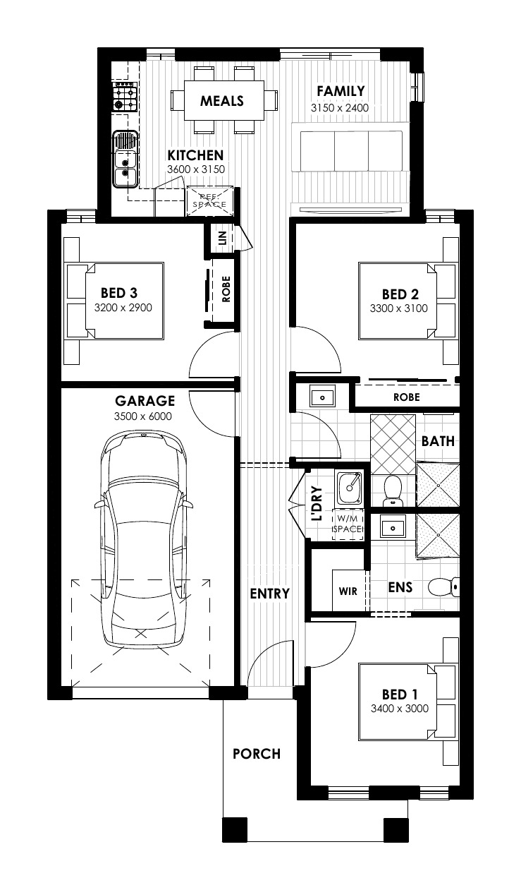 House and Land Investment Property in Beveridge, VIC (4.06% Yield) | Aus Investment Properties - Floor Plan 1