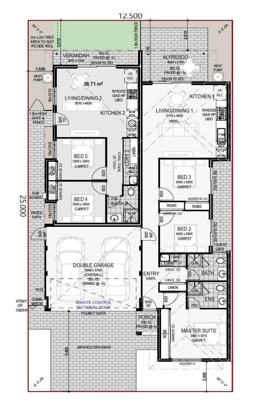 Dual Occupancy Investment Property in Two Rocks, WA (5.53% Yield) | Aus Investment Properties - Floor Plan 1