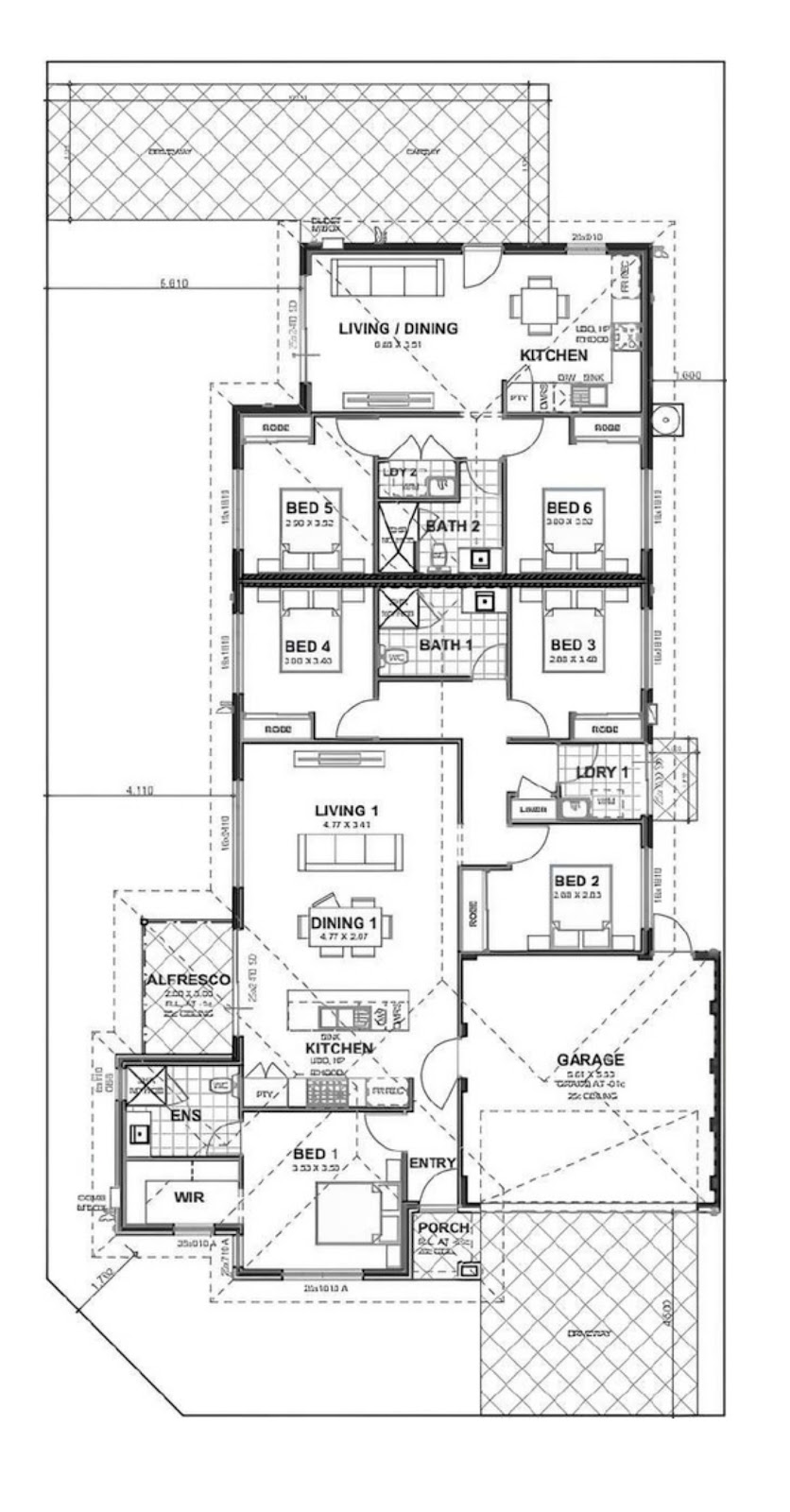 Dual Occupancy Investment Property in Brabham, WA (6.18% Yield) | Aus Investment Properties - Floor Plan 1