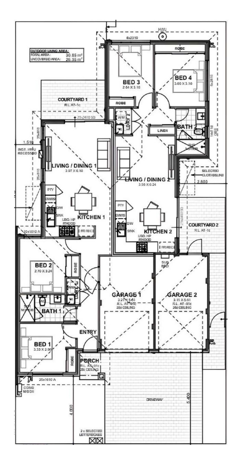 Duplex Investment Property in Mundijong, WA (6.17% Yield) | Aus Investment Properties - Floor Plan 1