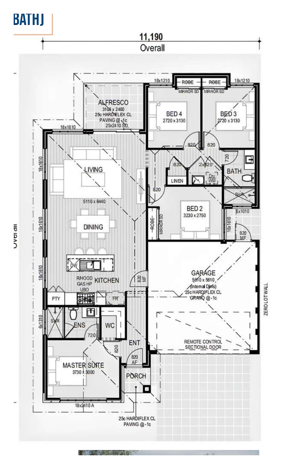 House and Land Investment Property in Baldivis, WA (3.84% Yield) | Aus Investment Properties - Floor Plan 1