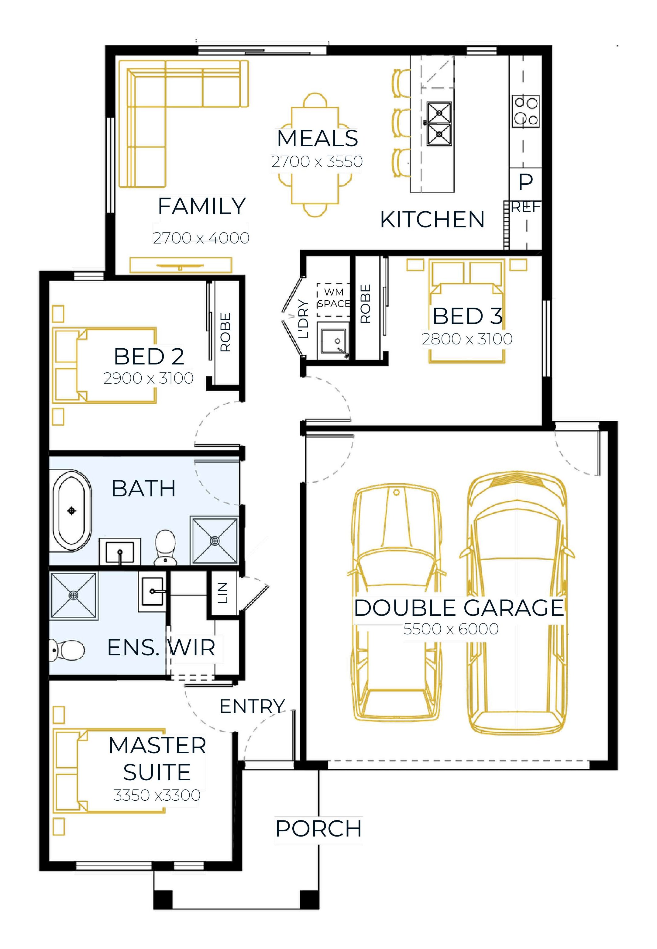 House and Land Investment Property in Beveridge, VIC (3.96% Yield) | Aus Investment Properties - Floor Plan 1