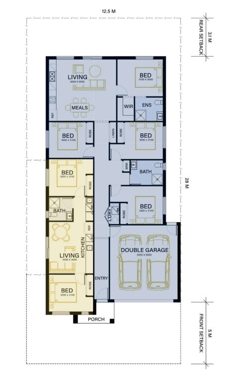 Dual Occupancy Investment Property in Wyndham Vale, VIC (5.62% Yield) | Aus Investment Properties - Floor Plan 1
