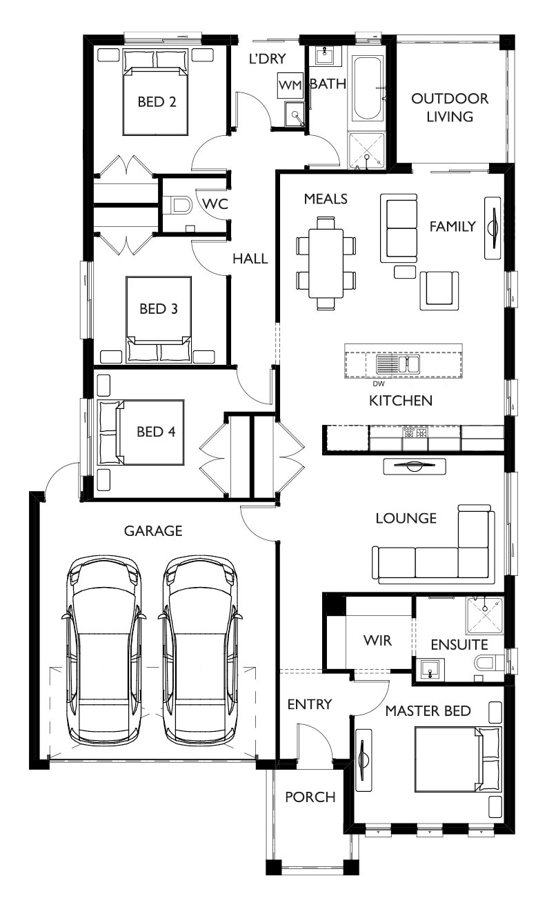 House & Land Investment Property in Echuca, VIC (4.99% Yield) | Aus Investment Properties - Floor Plan 1