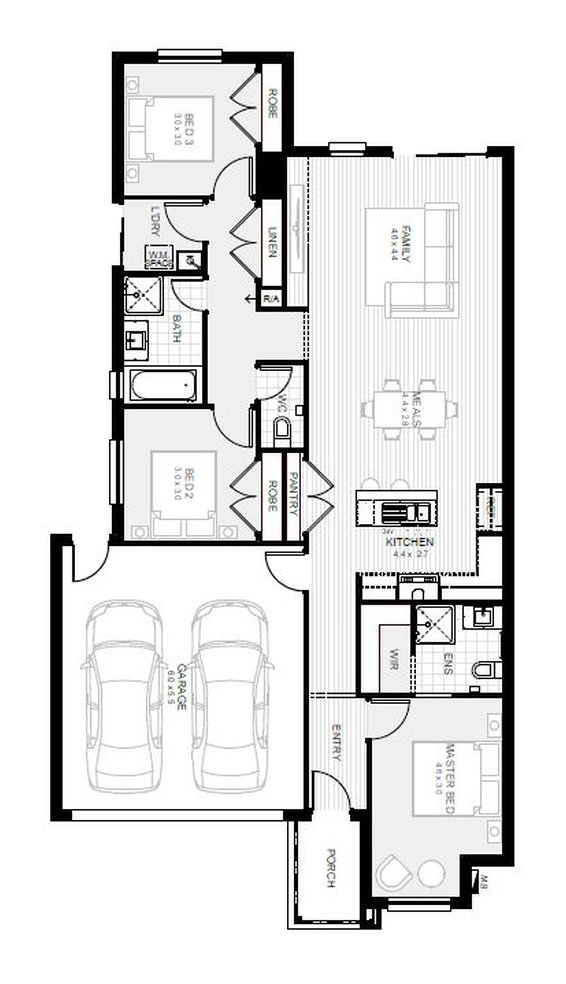 House & Land Investment Property in Wyndham Vale, VIC (3.55% Yield) | Aus Investment Properties - Floor Plan 1