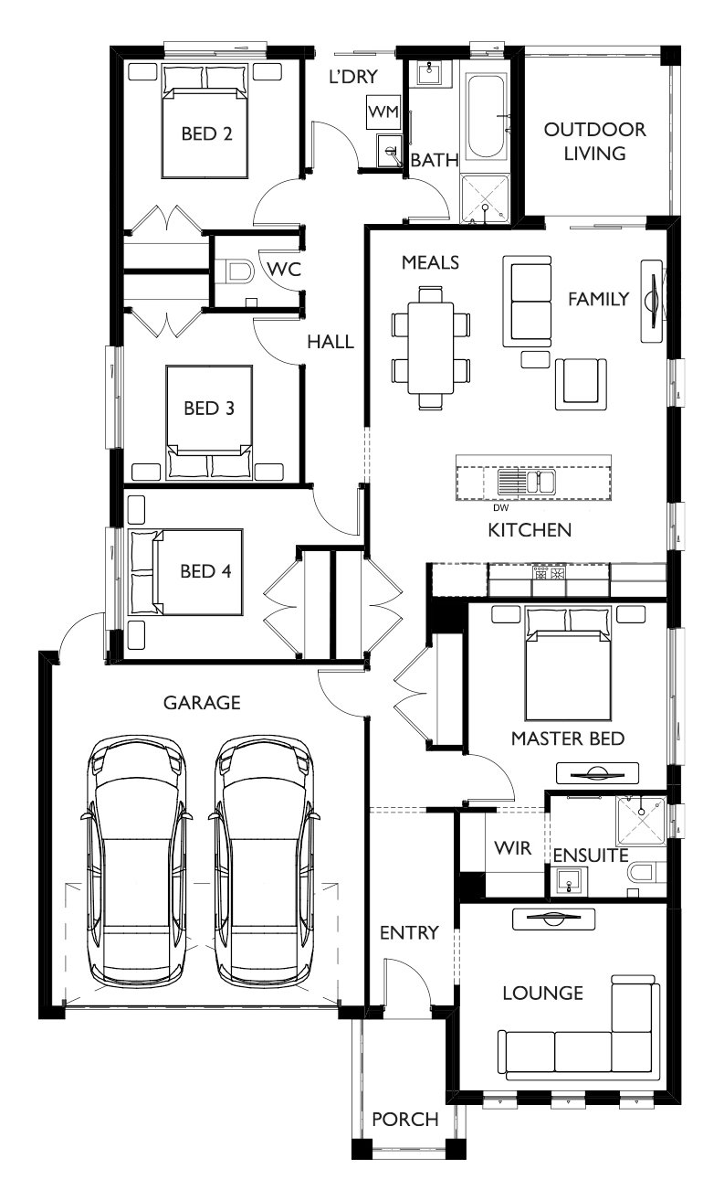 House & Land Investment Property in Cobblebank, VIC (3.33% Yield) | Aus Investment Properties - Floor Plan 1