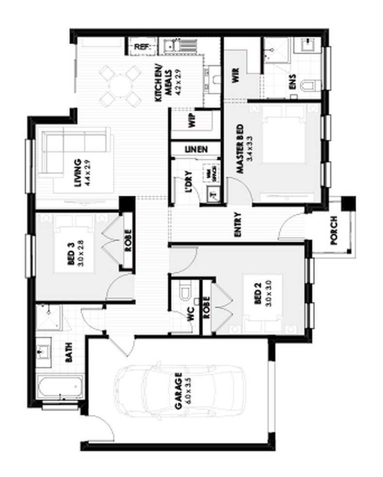 House & Land Investment Property in Wollert, VIC (3.84% Yield) | Aus Investment Properties - Floor Plan 1