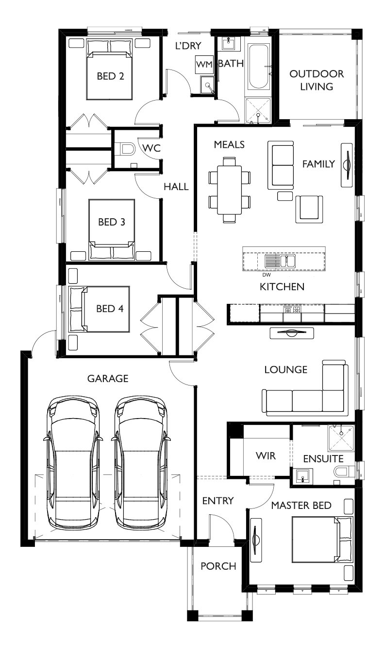 House & Land Investment Property in Morwell, VIC (3.9% Yield) | Aus Investment Properties - Floor Plan 1