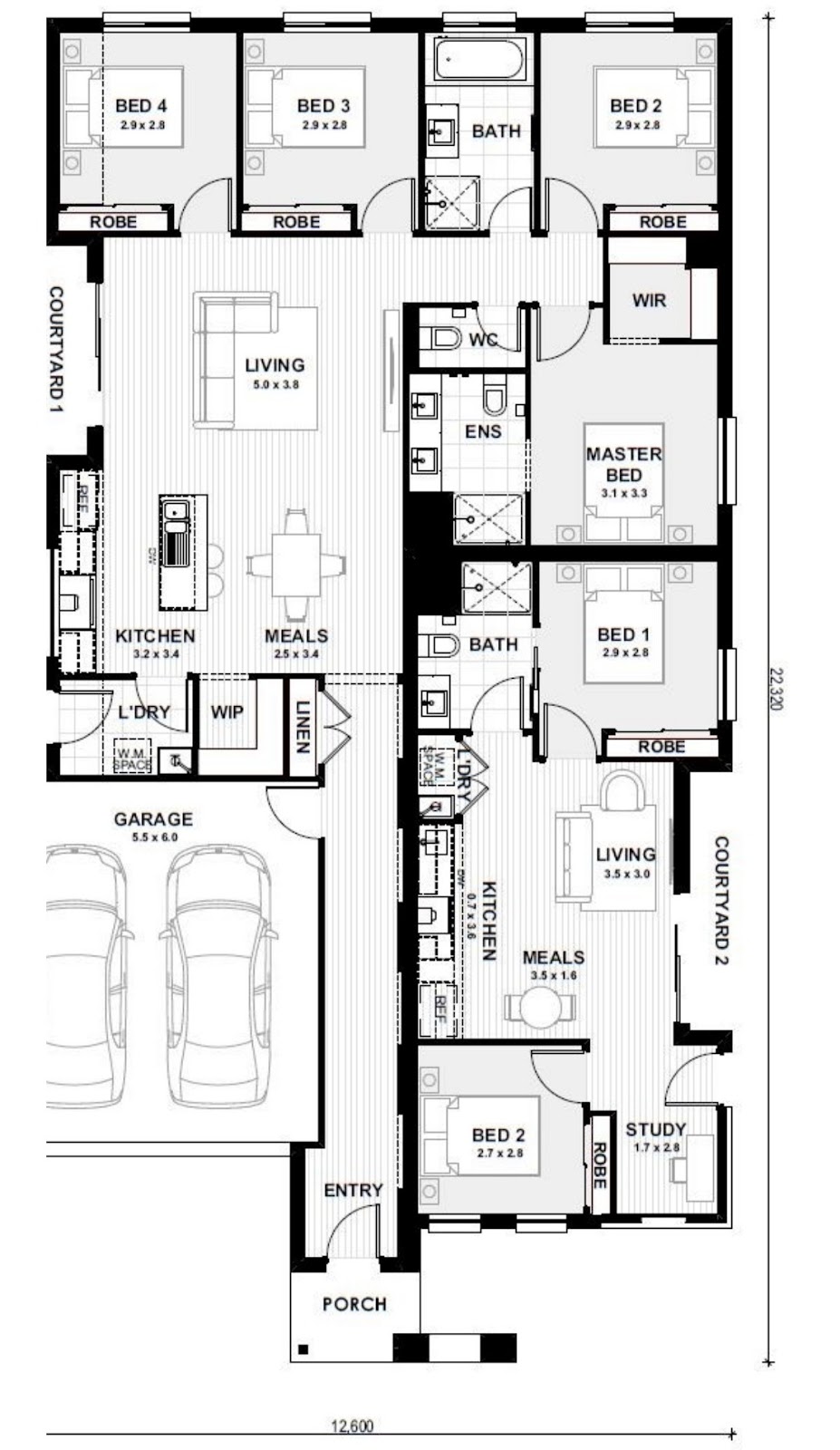 Dual Key Investment Property in Echuca, VIC (6.53% Yield) | Aus Investment Properties - Floor Plan 1