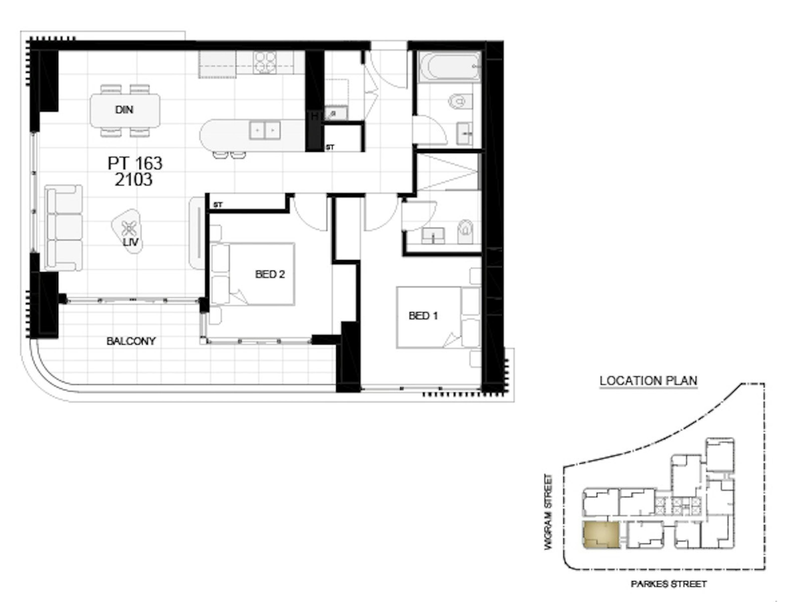 Apartment Investment Property in Harris Park, NSW (5.01% Yield) | Aus Investment Properties - Floor Plan 1