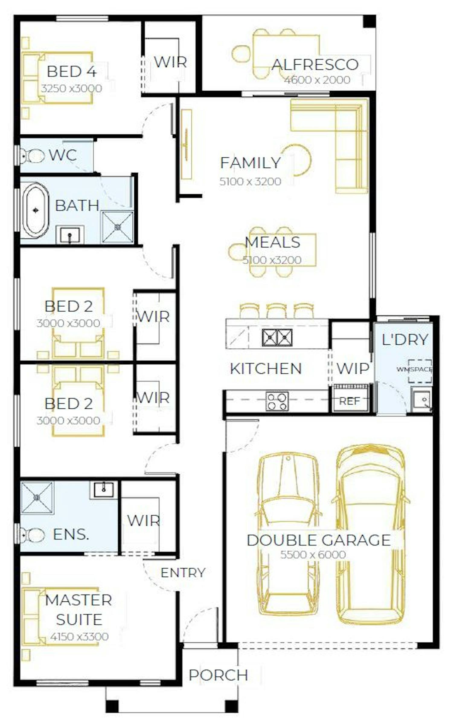 House and Land Investment Property in Beveridge, VIC (3.46% Yield) | Aus Investment Properties - Floor Plan 1