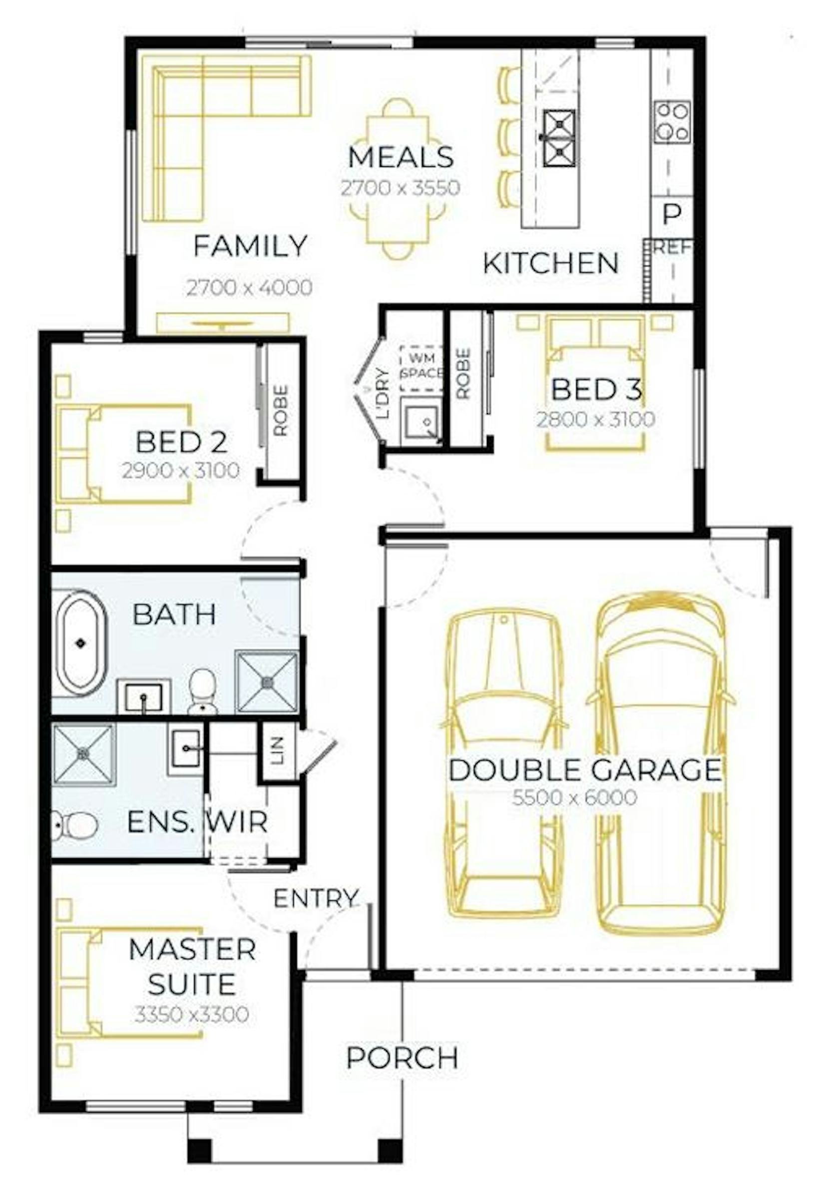 House and Land Investment Property in Bulla, VIC (3.93% Yield) | Aus Investment Properties - Floor Plan 1