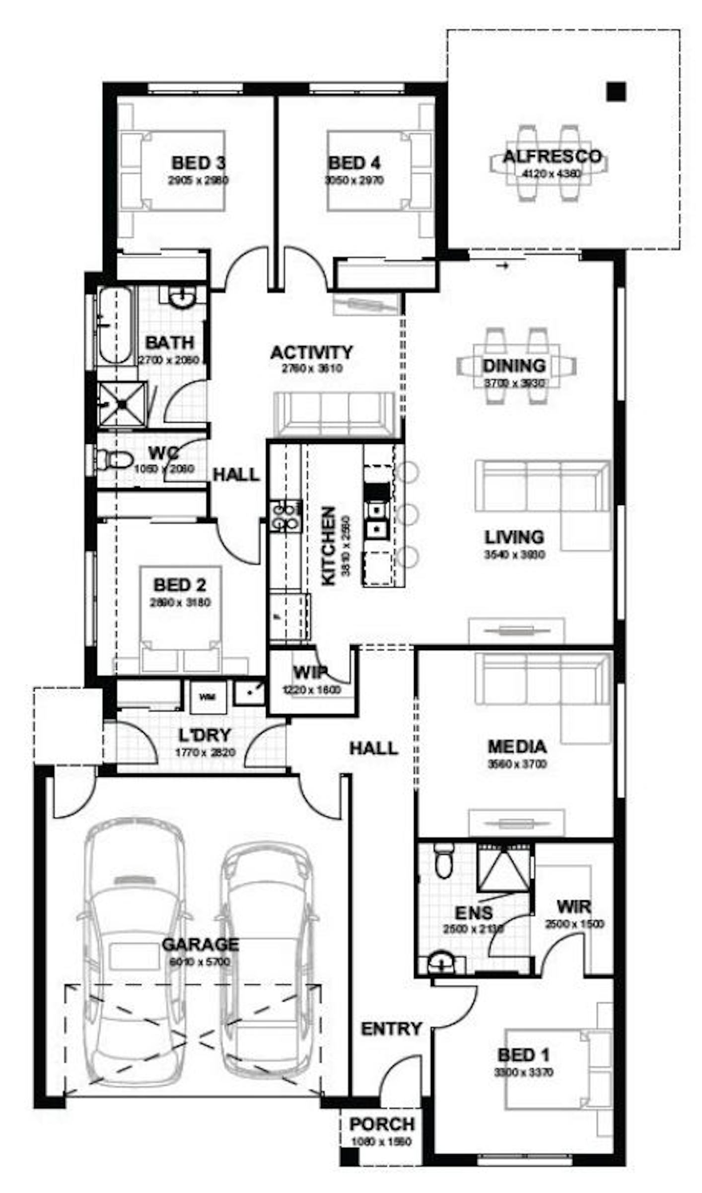 House and Land Investment Property in Belivah, QLD (4.2% Yield) | Aus Investment Properties - Floor Plan 1