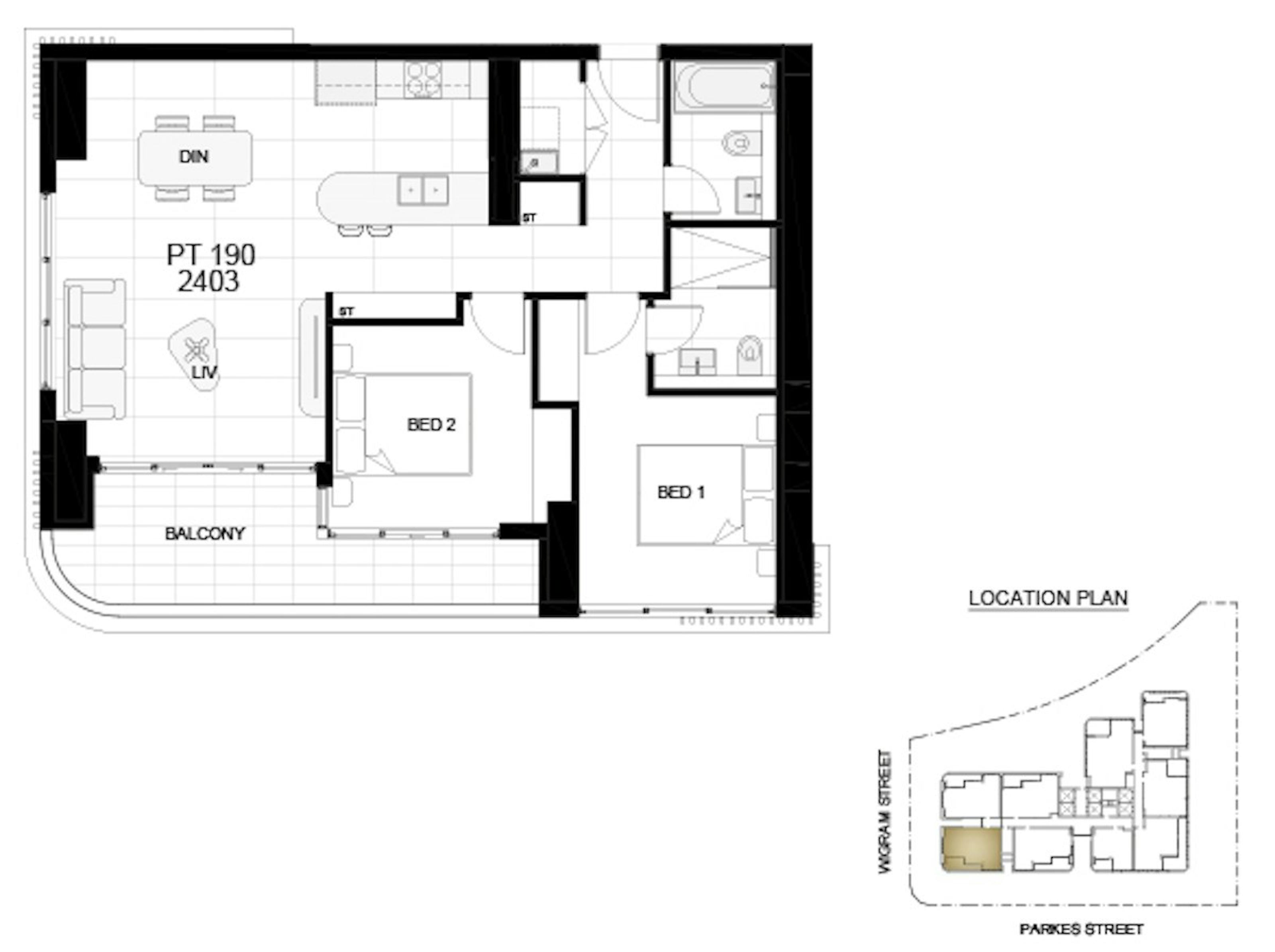 Apartment Investment Property in Harris Park, NSW (4.97% Yield) | Aus Investment Properties - Floor Plan 1