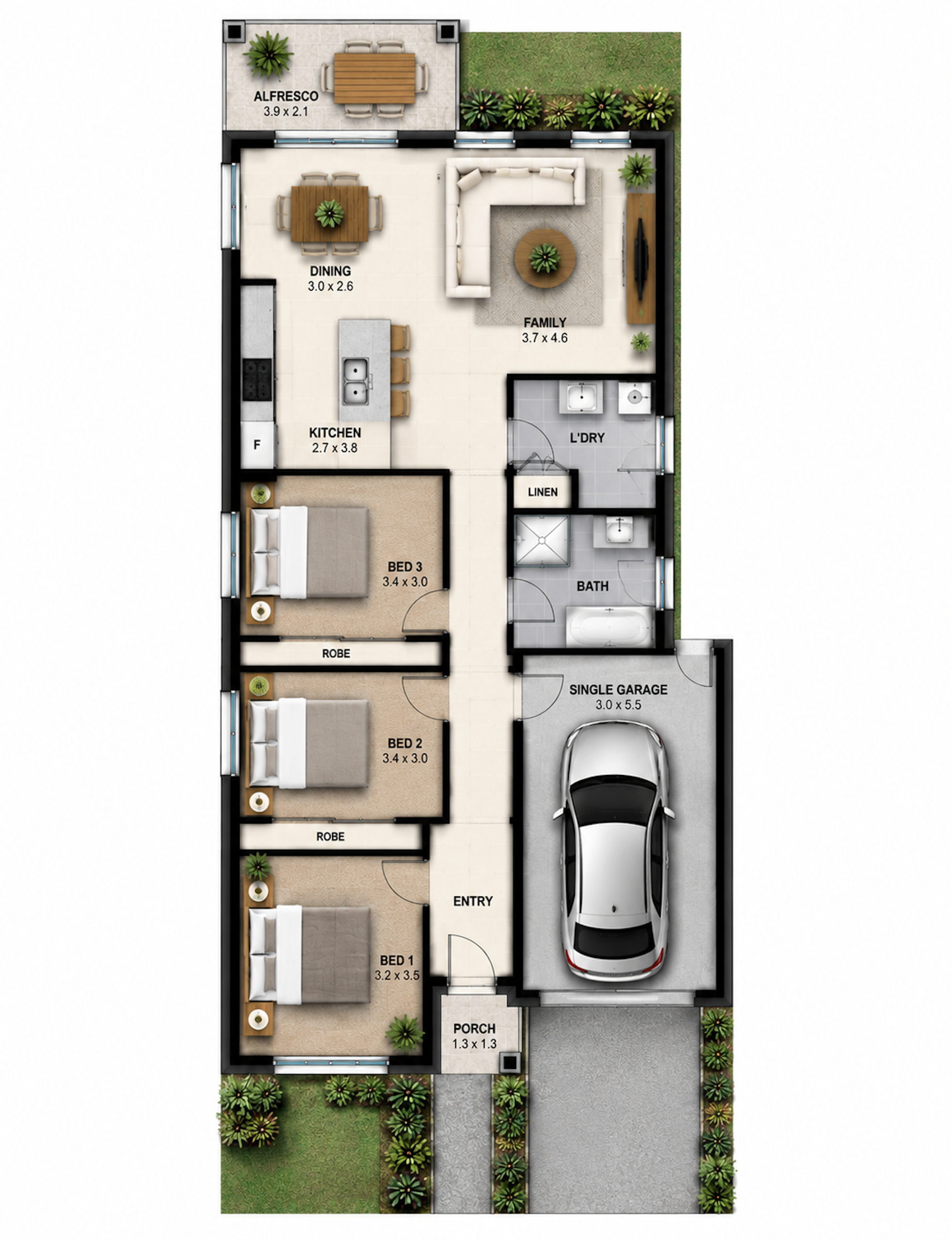House and Land Investment Property in Wyee, NSW (4.15% Yield) | Aus Investment Properties - Floor Plan 1